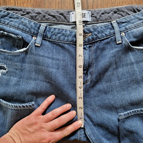 Paige Jimmy Jimmy Skinny Distressed Jeans Size Women's 32 - Picture 8 of 12